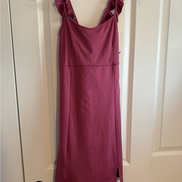 Sincerely Jules Pink Ruffle Strap Golf and Tennis Dress with built in Shorts - Picture 4 of 7